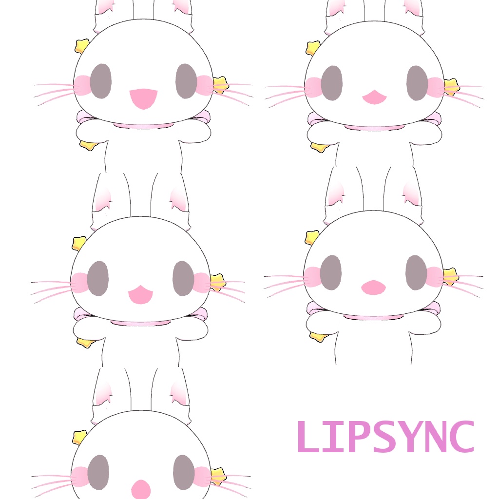 ~無料丨Free~『クルル』kururu オリジナル3Dモデル【VRchat想定】ギミック搭載