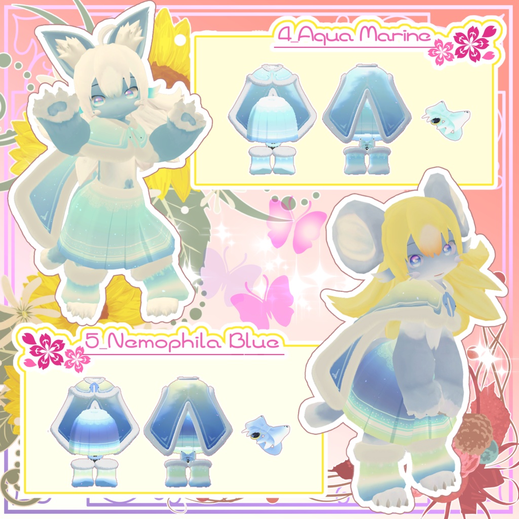 【MA対応】ふわりん☆マント(リボンのアクセサリー付き)