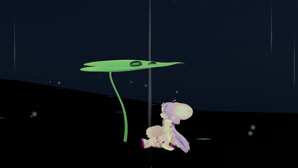 【MAギミック付き】雨呼びの葉っぱ傘
