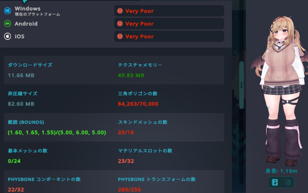 ゆめかにFaceTrackingなど諸々つけたやつ