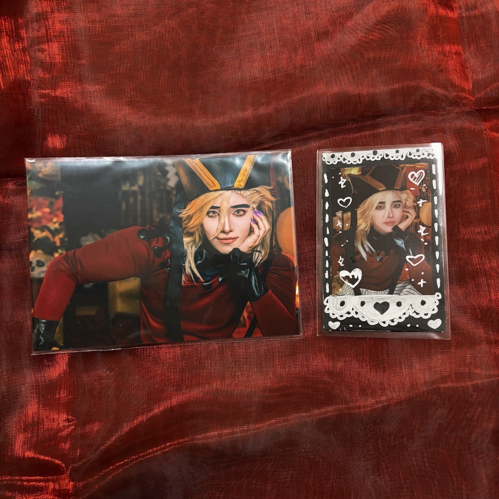 鬼滅の刃 童磨 ブロマイド&落書きチェキセット