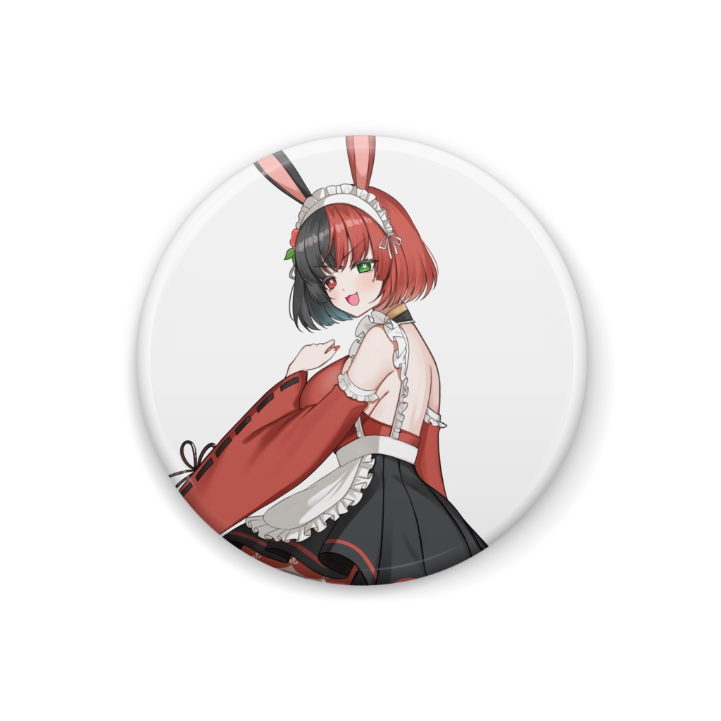 冥兎椿缶バッジ