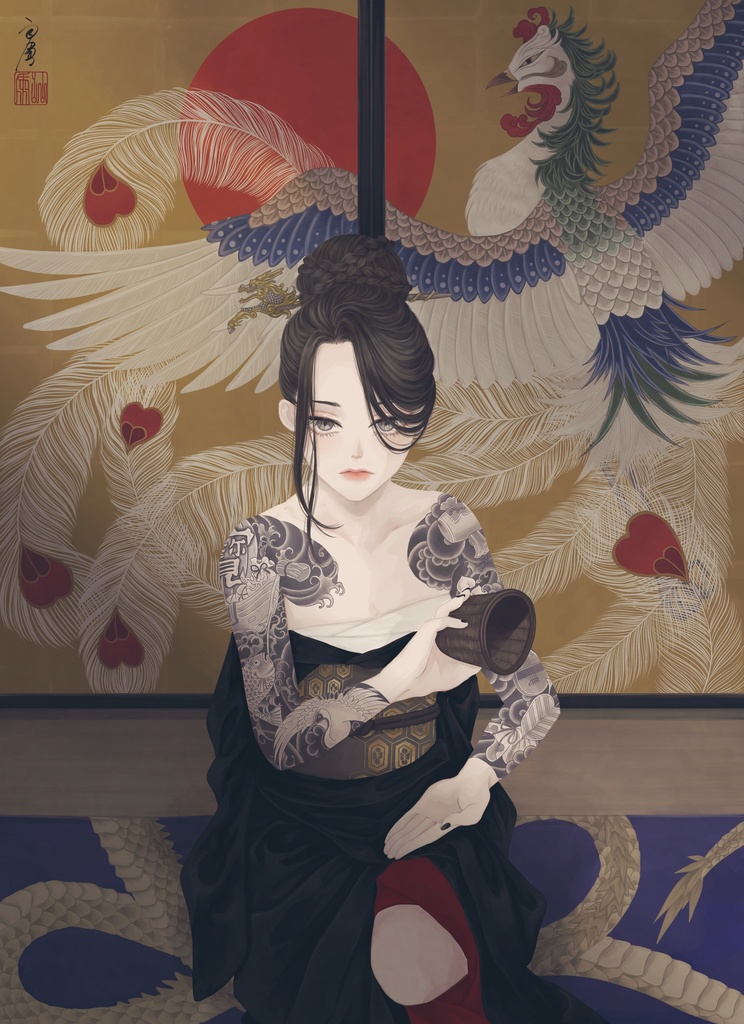 「神頼み」(原画)