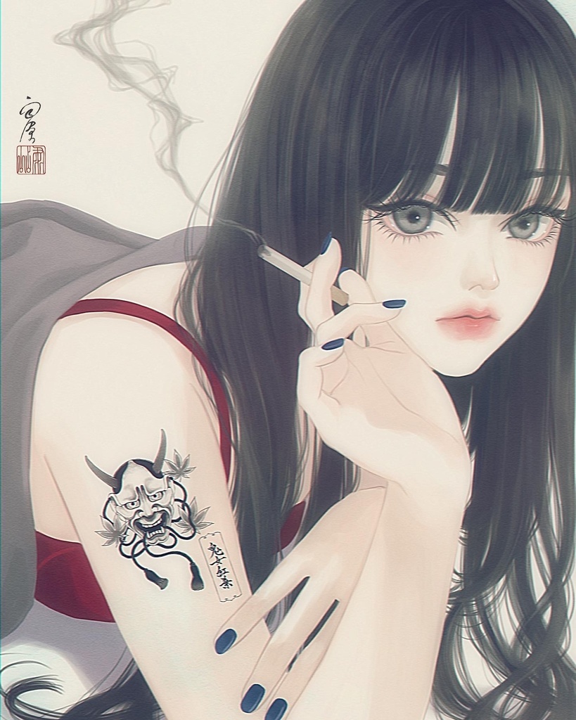 「強がり」(原画)