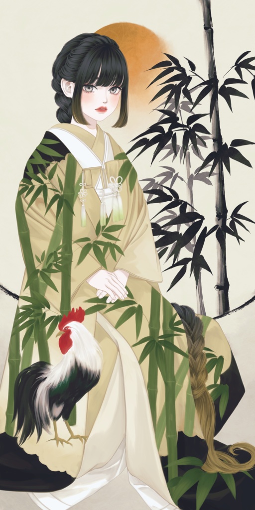 「仄日」（原画）