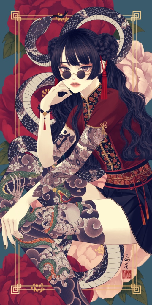 「蛇憑」（原画）