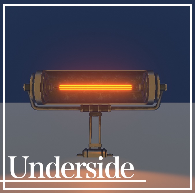 真鍮製のアンティークライト(デスクスタンドVerもあり)