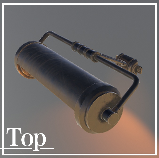 真鍮製のアンティークライト(デスクスタンドVerもあり)