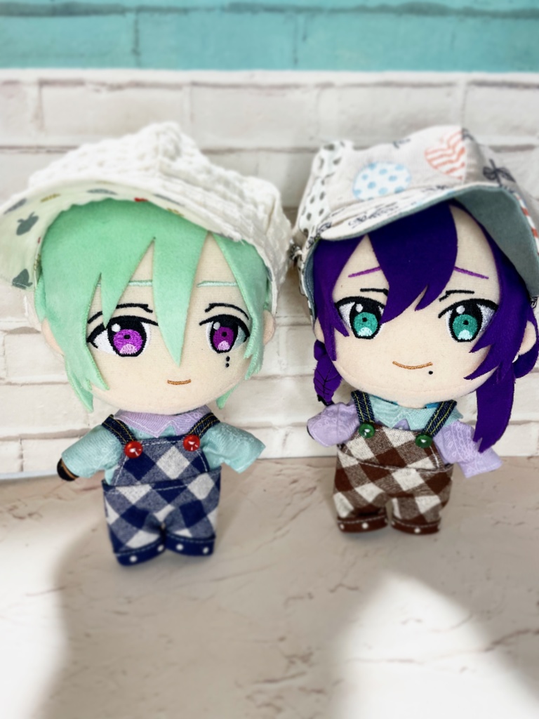 チェック柄サロペット