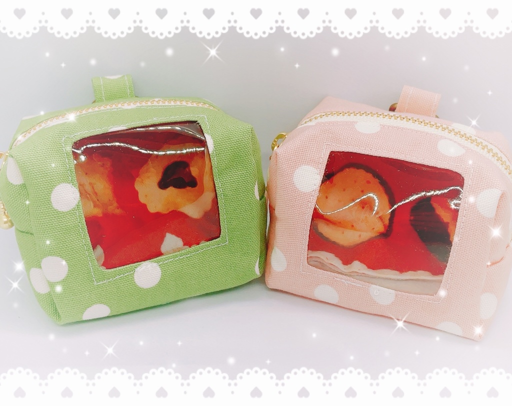 おまんじゅうポーチ