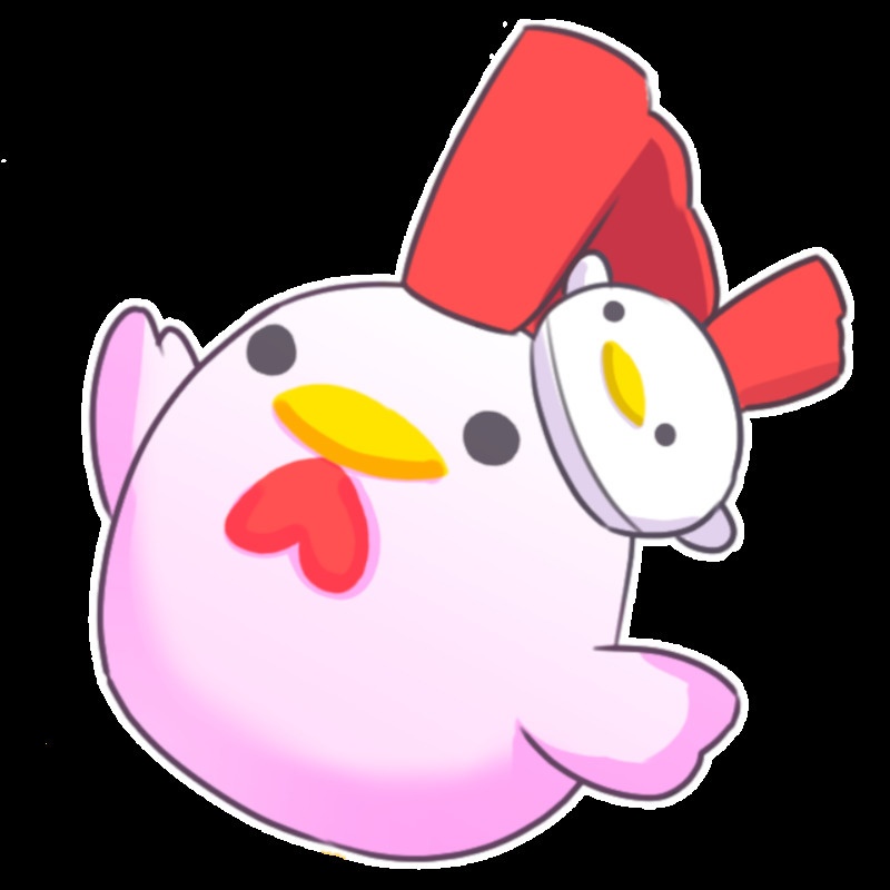 ここさん(鶏ver)アクキー(単体)※セット販売もあります