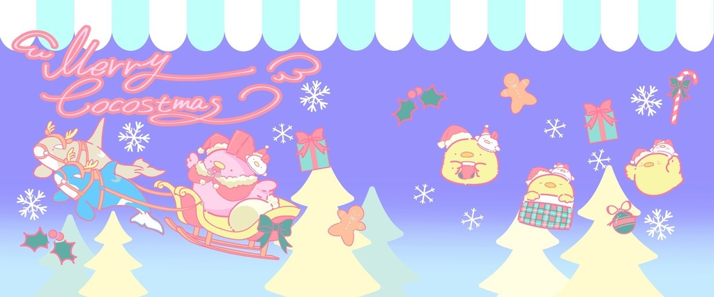 【まつおるか先生描きおろし・クリスマスこっこver2】マグカップ - 直径 8 cm / 高さ 9.5 cm - ストーンウェア