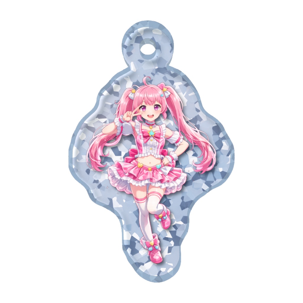 KAWAII [星宮 きらら] チャームアクセサリー キーホルダー【ラメ仕様】