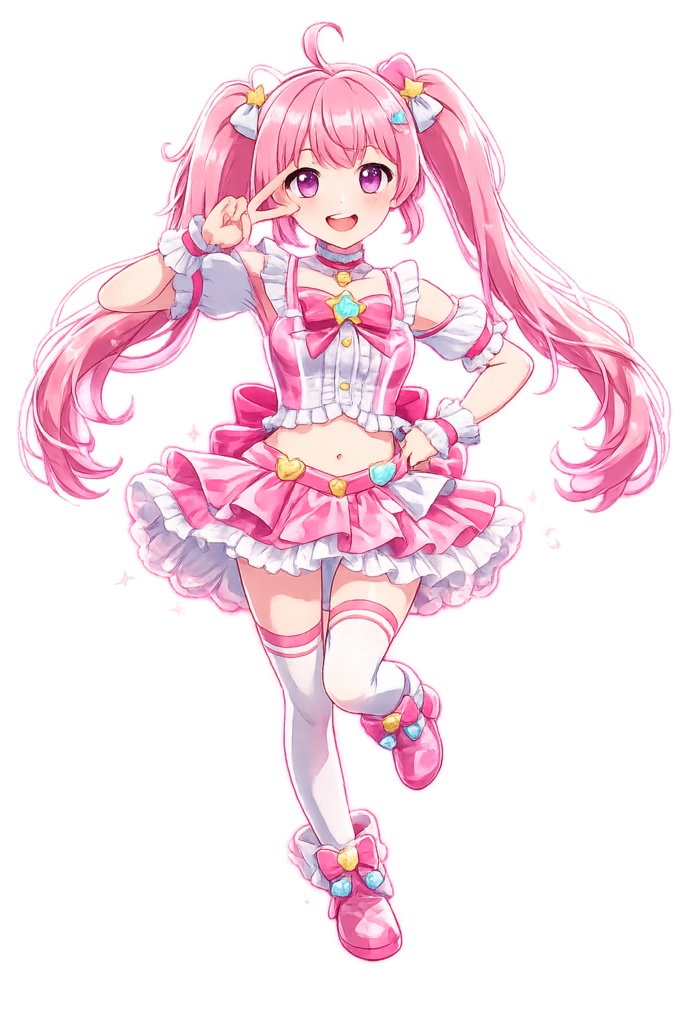 KAWAII [星宮 きらら] チャームアクセサリー キーホルダー【クリア仕様】