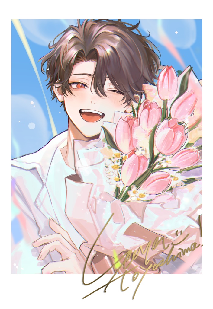 ステッカーとポストカード