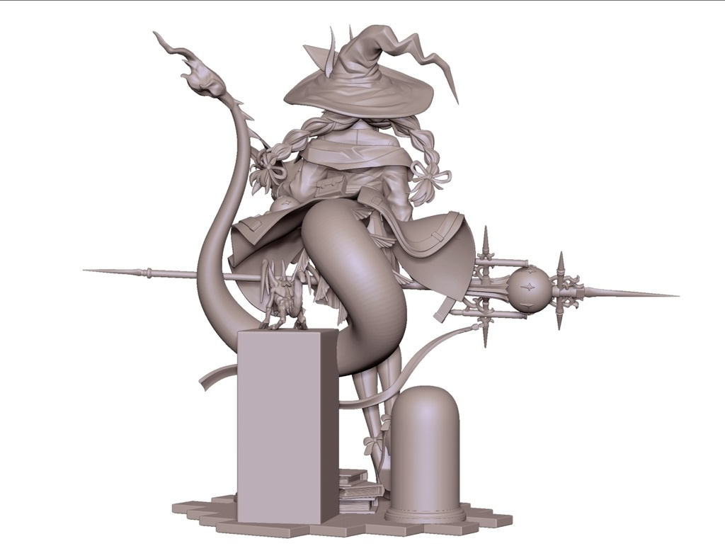 「アークナイツ 焔影リード、未塗装ガレージキット」