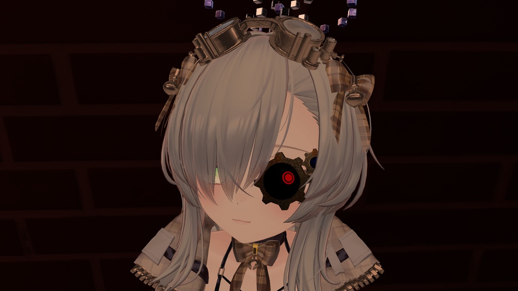 【アニメーション付き】スチームパンクモノクル