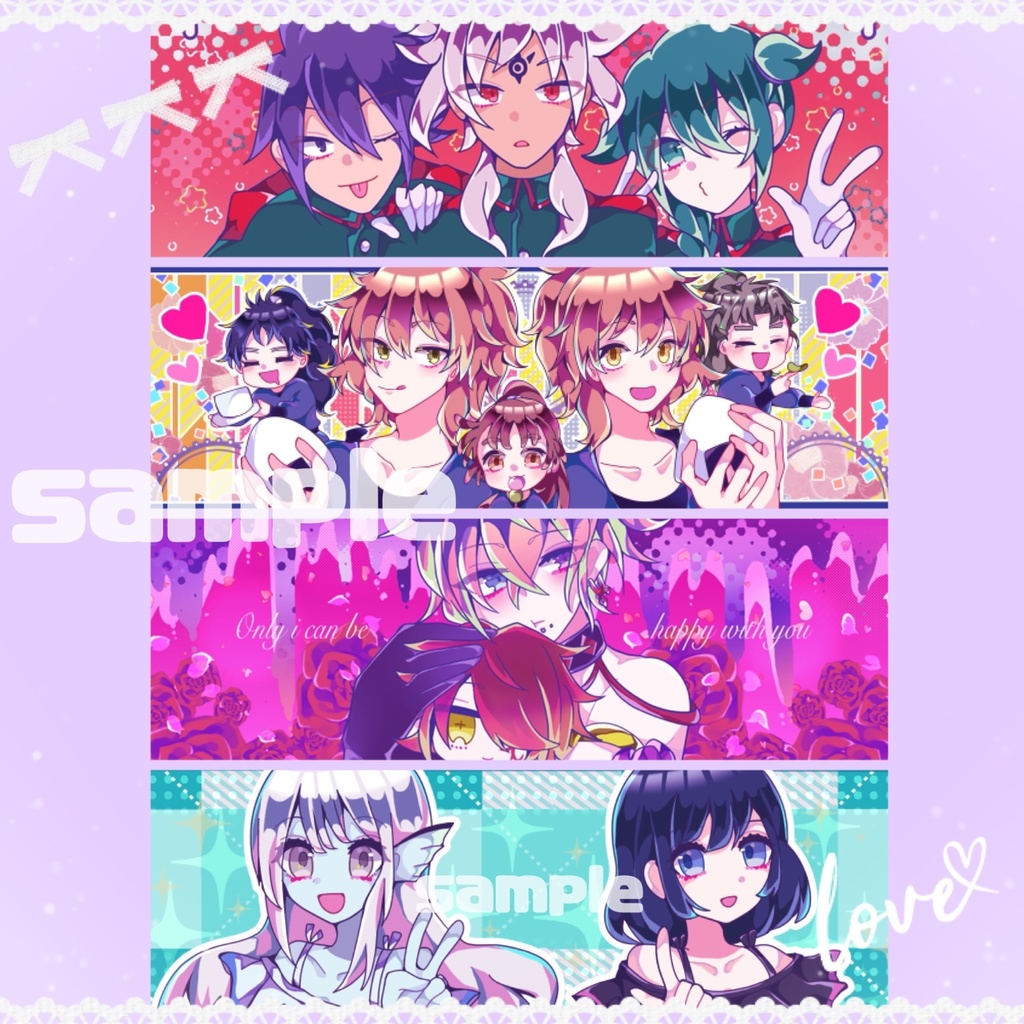 アイコン・ヘッダー・立ち絵などの制作承ります!