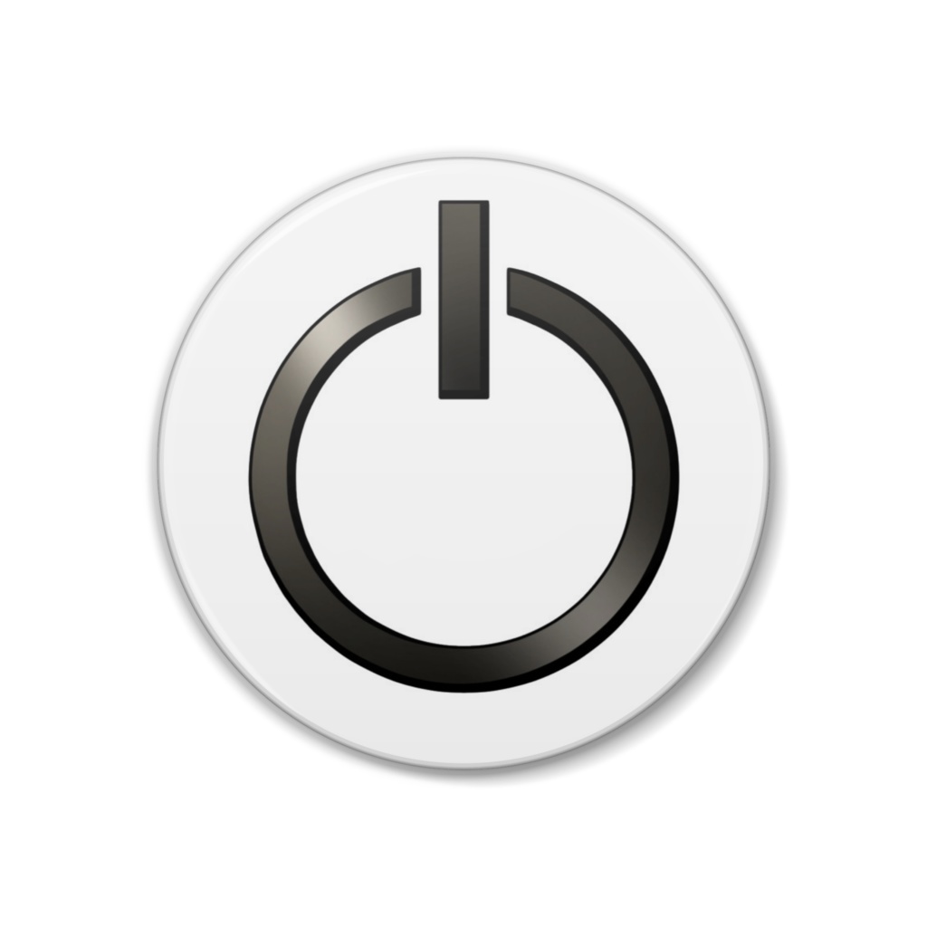 【電気ミツル】 電源缶バッチ