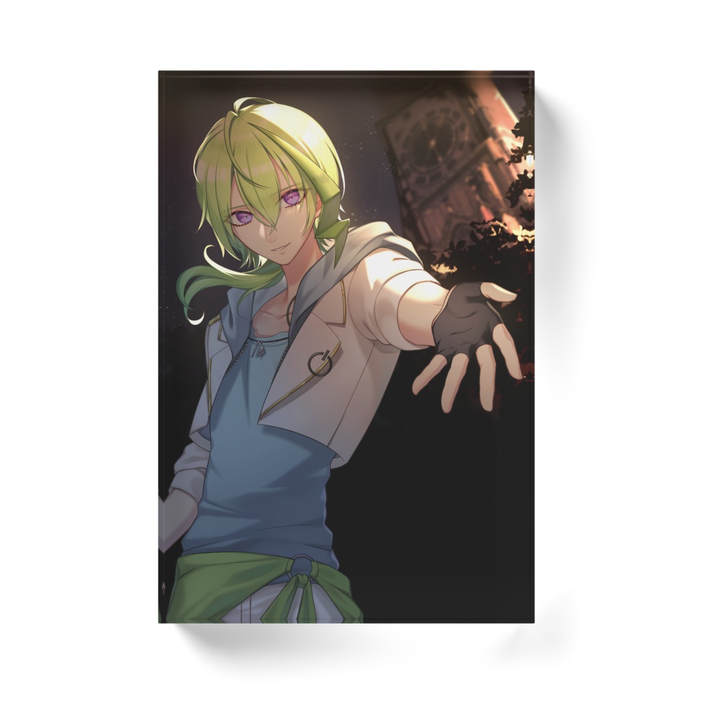 【電気ミツル】キービジュアル(アクリルブロック)