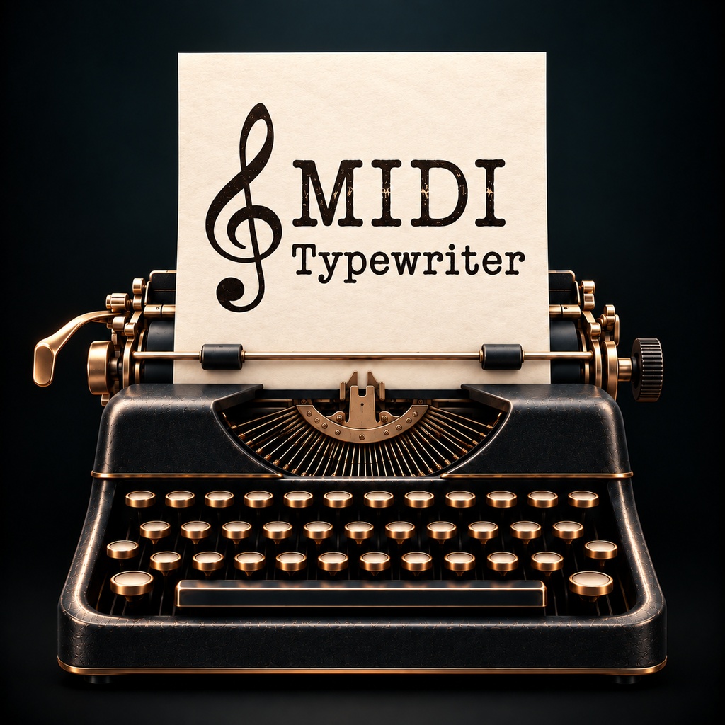 【発売記念セール中】MIDI Typewriter【MIDIビジュアライザー】
