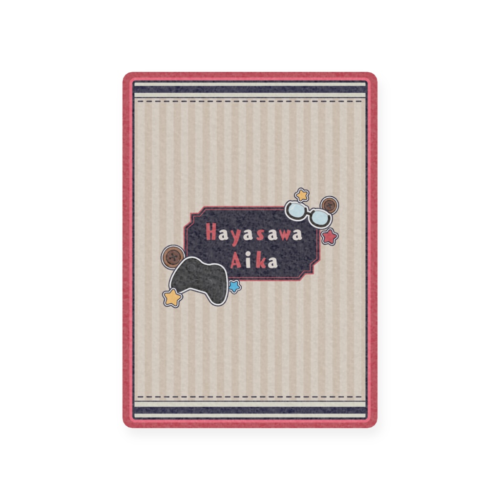 トレカ風プラスチックカード(キービジュアル)