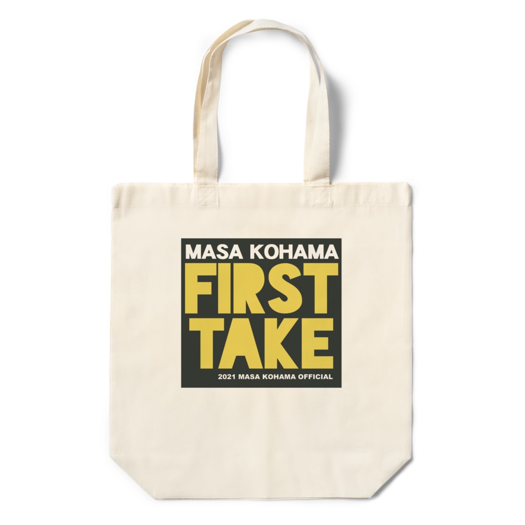 【011】マサ小浜「FIRST TAKE」オフィシャル・エコバック（ロゴ）