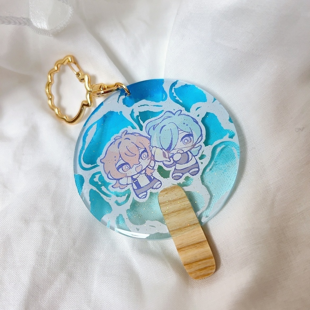 ディルガイ𓈒𓏸 海色アクキー