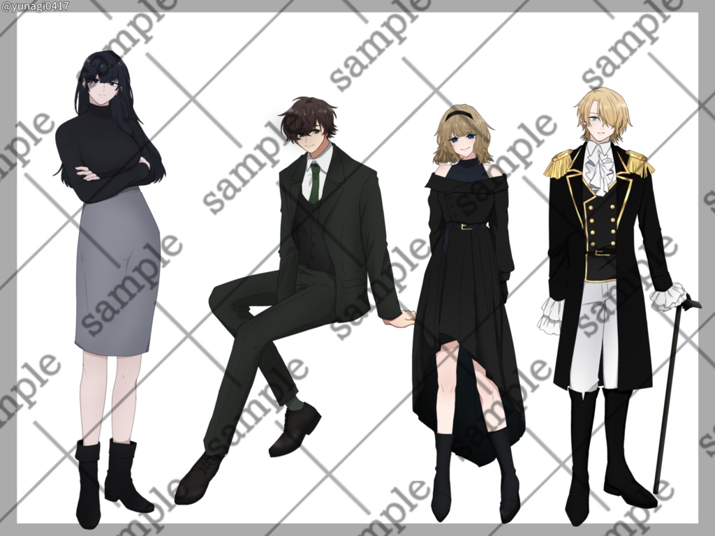 立ち絵イラスト・有償依頼