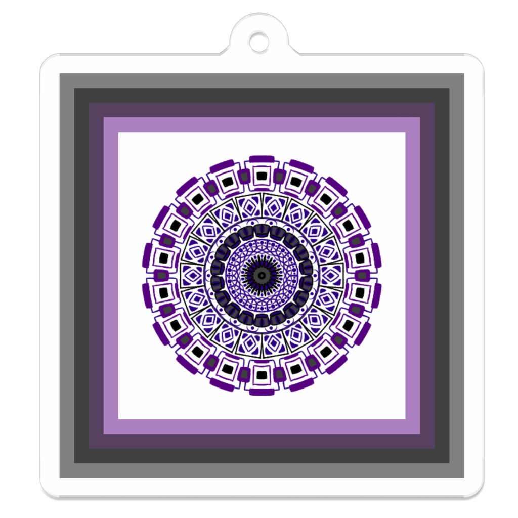 黒夢 朔夜のイメージカラーアクキー カズハのアトリエ Booth