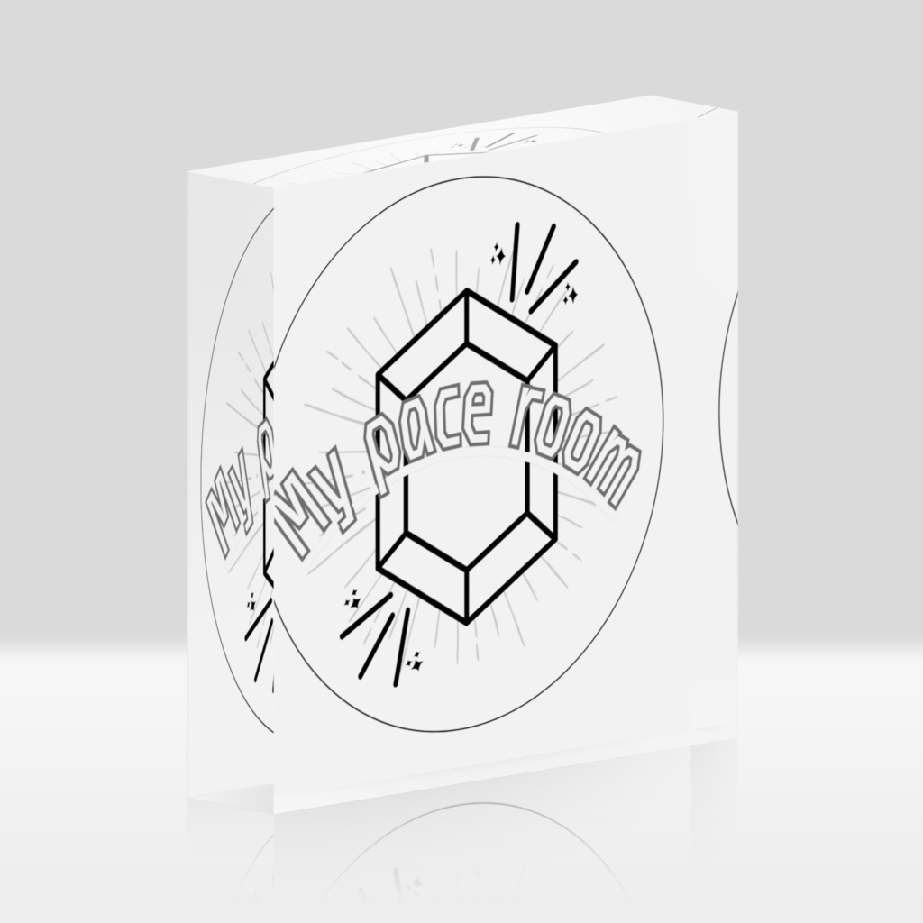 My pace room：アクリルブロック