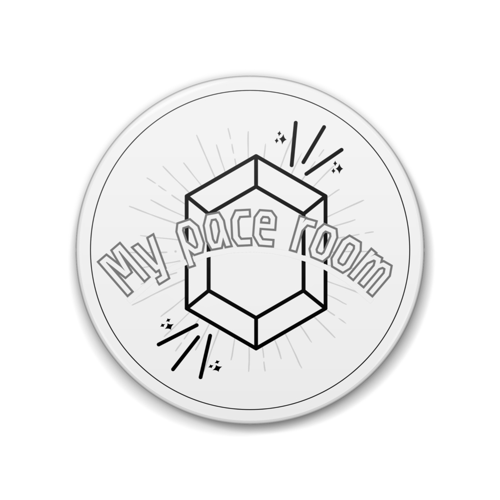 My pace room：缶バッジ