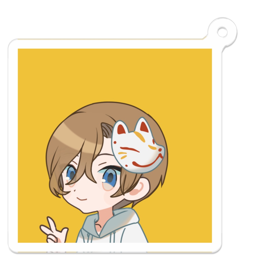 やとくんコンコンアクリルキーホルダー