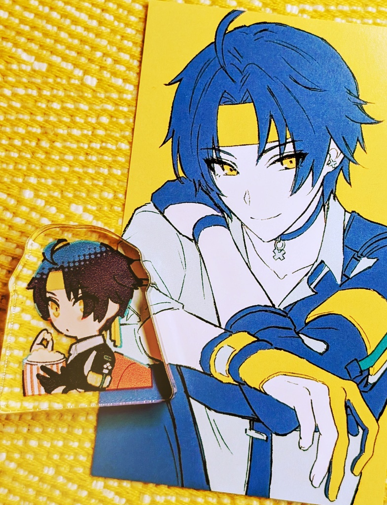 ゼンゼロ 浅羽悠真 自立ミニアクリルスタンド＋カード