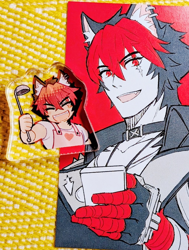 ゼンゼロ 狛野真斗 自立ミニアクリルスタンド＋カード