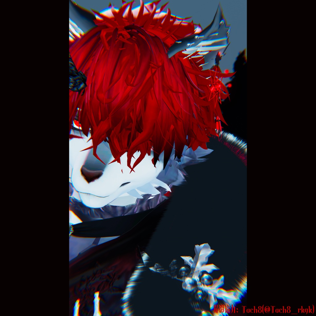 【PB対応】【VRChat用アクセサリー】 Red Sun