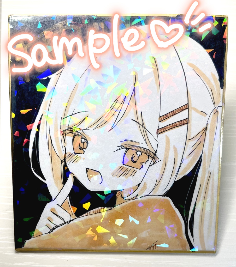 【オリジナル】ランダム!ミニ色紙ガチャ【先着10枚】