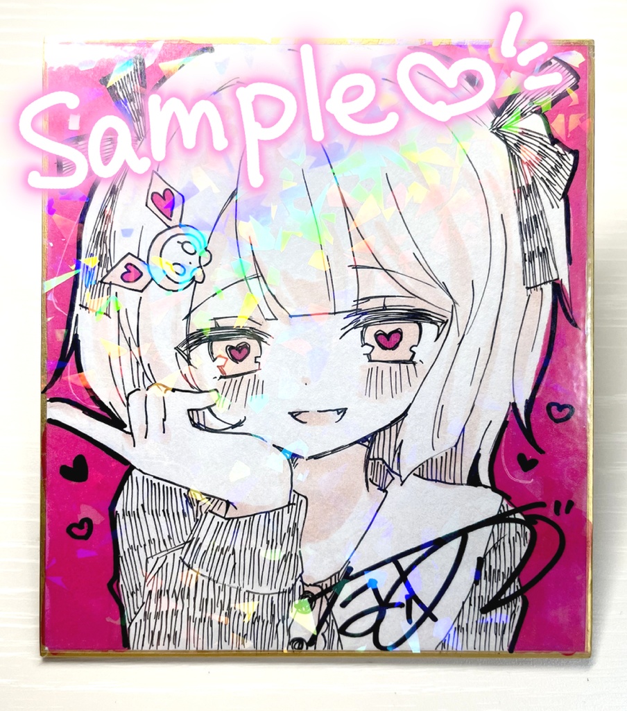 【オリジナル】ランダム!ミニ色紙ガチャ【先着10枚】