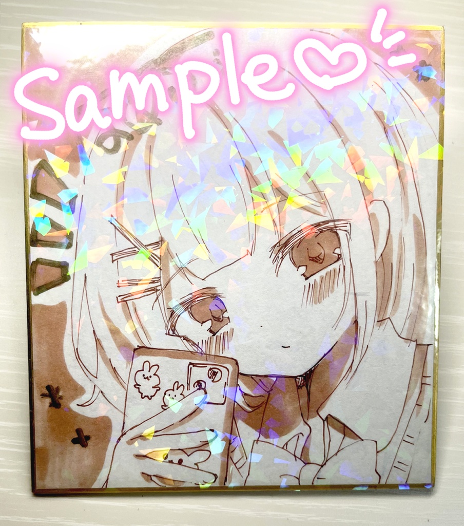 【オリジナル】ランダム!ミニ色紙ガチャ【先着10枚】