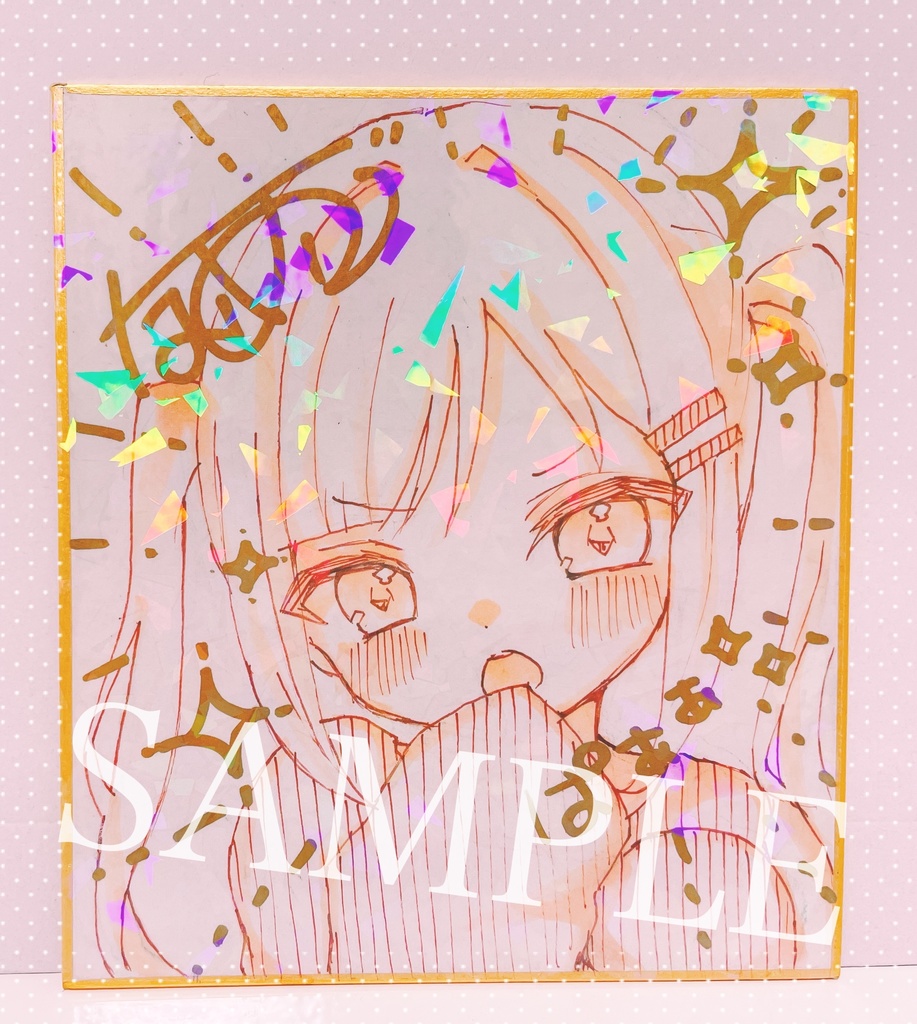 【オリジナル】ランダム!ミニ色紙ガチャ②【先着10枚】