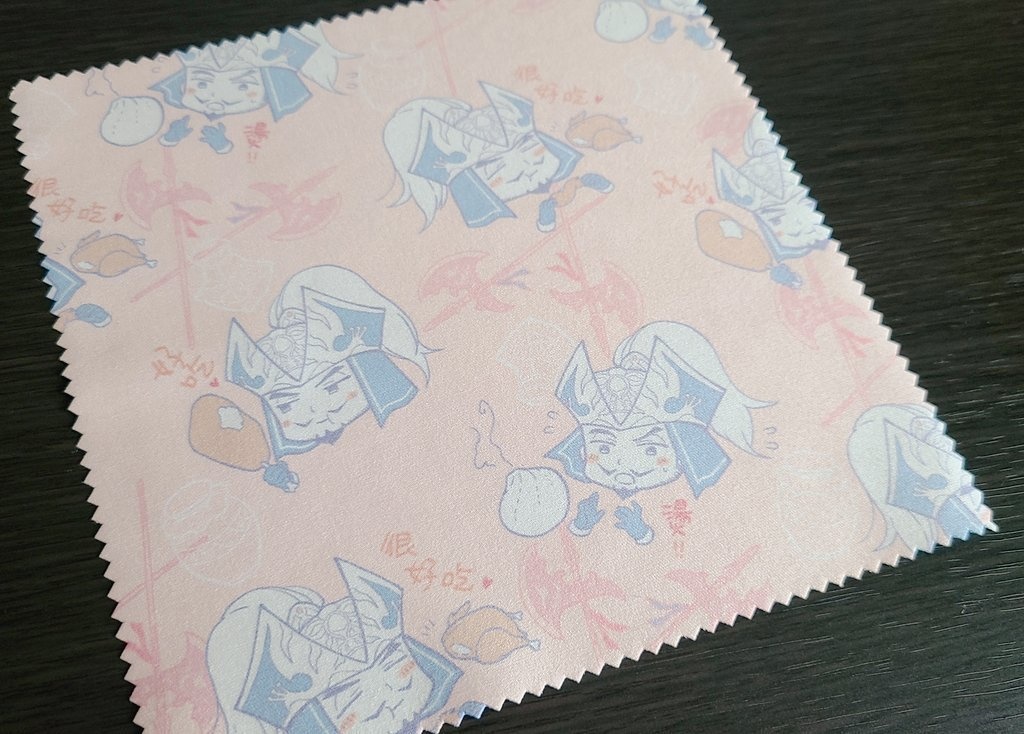 3mm/張遼 メガネ&液晶画面拭き・ミニタオル