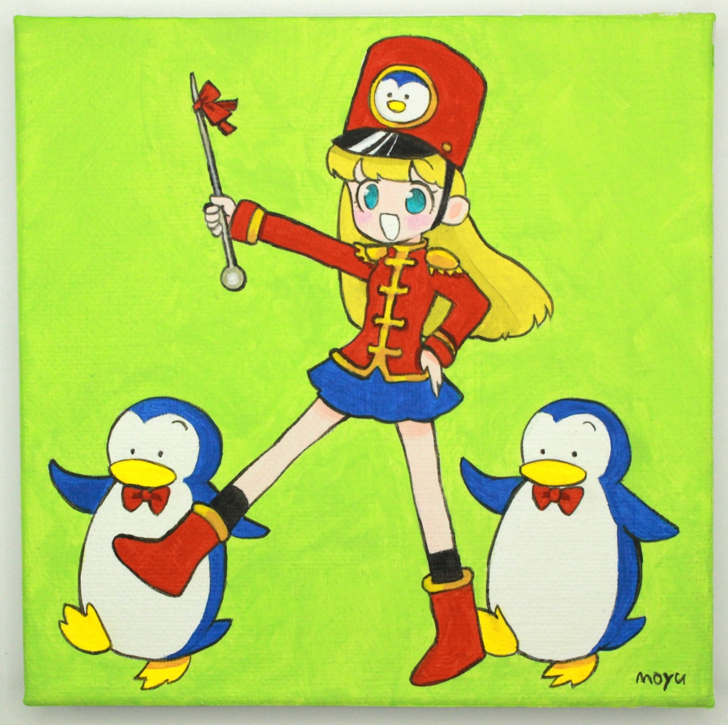 【キャンバス原画】ペンギンマーチ
