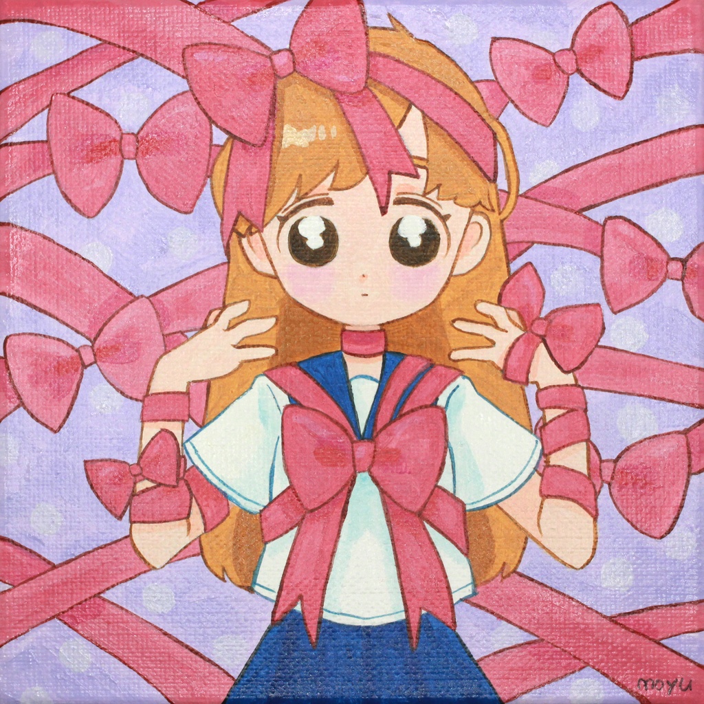 【キャンバス原画】かわいくかわいく