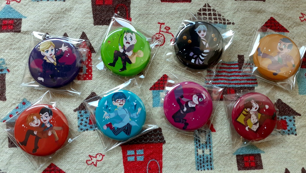 暗殺チーム 缶バッジ