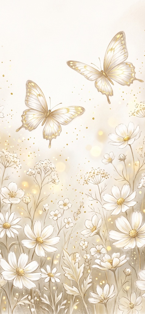 風水 八宅派の「延年」の方位|花と蝶の絵6枚と解説のセット(A4・A3 相当の印刷用PDF+スマホ壁紙)(絵は AI 生成)