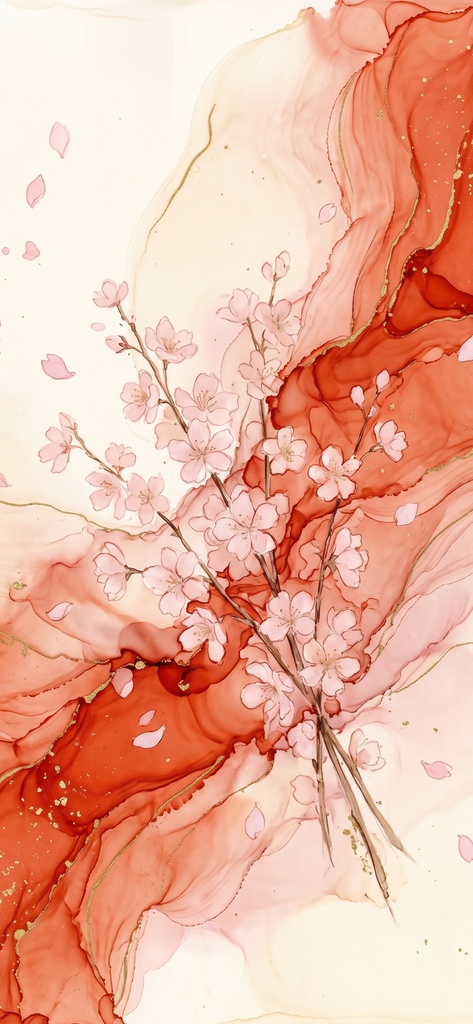 風水 八宅派の「延年」の方位|花と蝶の絵6枚と解説のセット(A4・A3 相当の印刷用PDF+スマホ壁紙)(絵は AI 生成)
