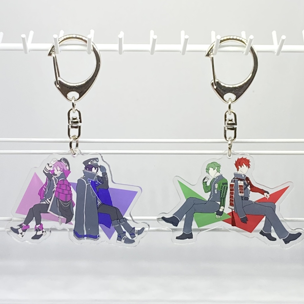 【刀剣乱舞】背中合わせアクリルキーホルダー