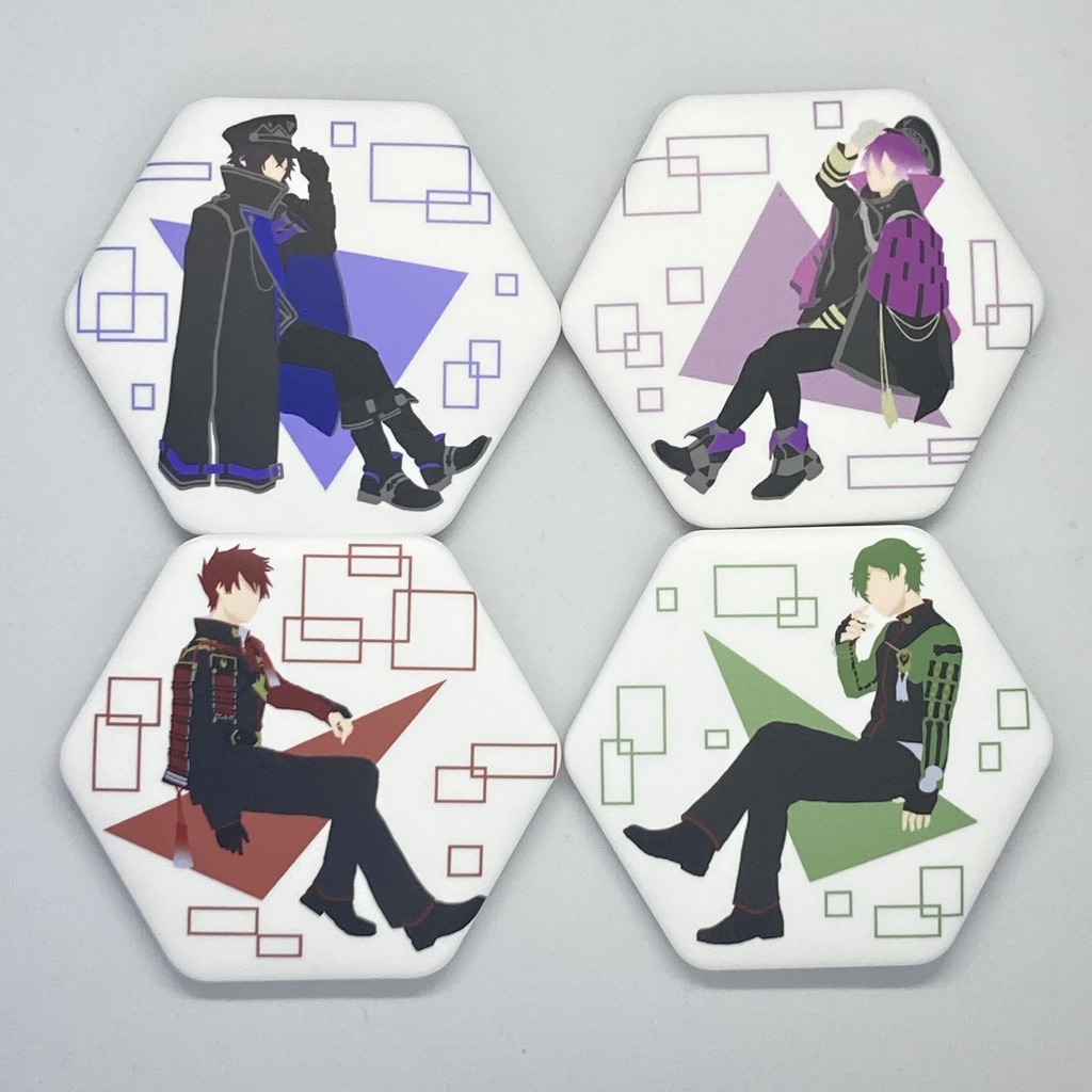 【刀剣乱舞】六角形缶バッジ