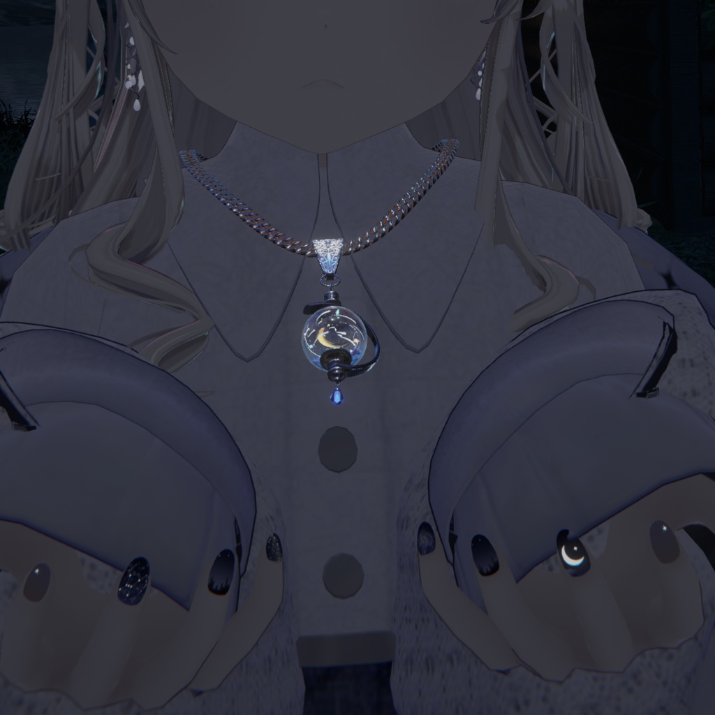 【MDollnail対応】凍てつく星空ネイル【マテリアルのみ】