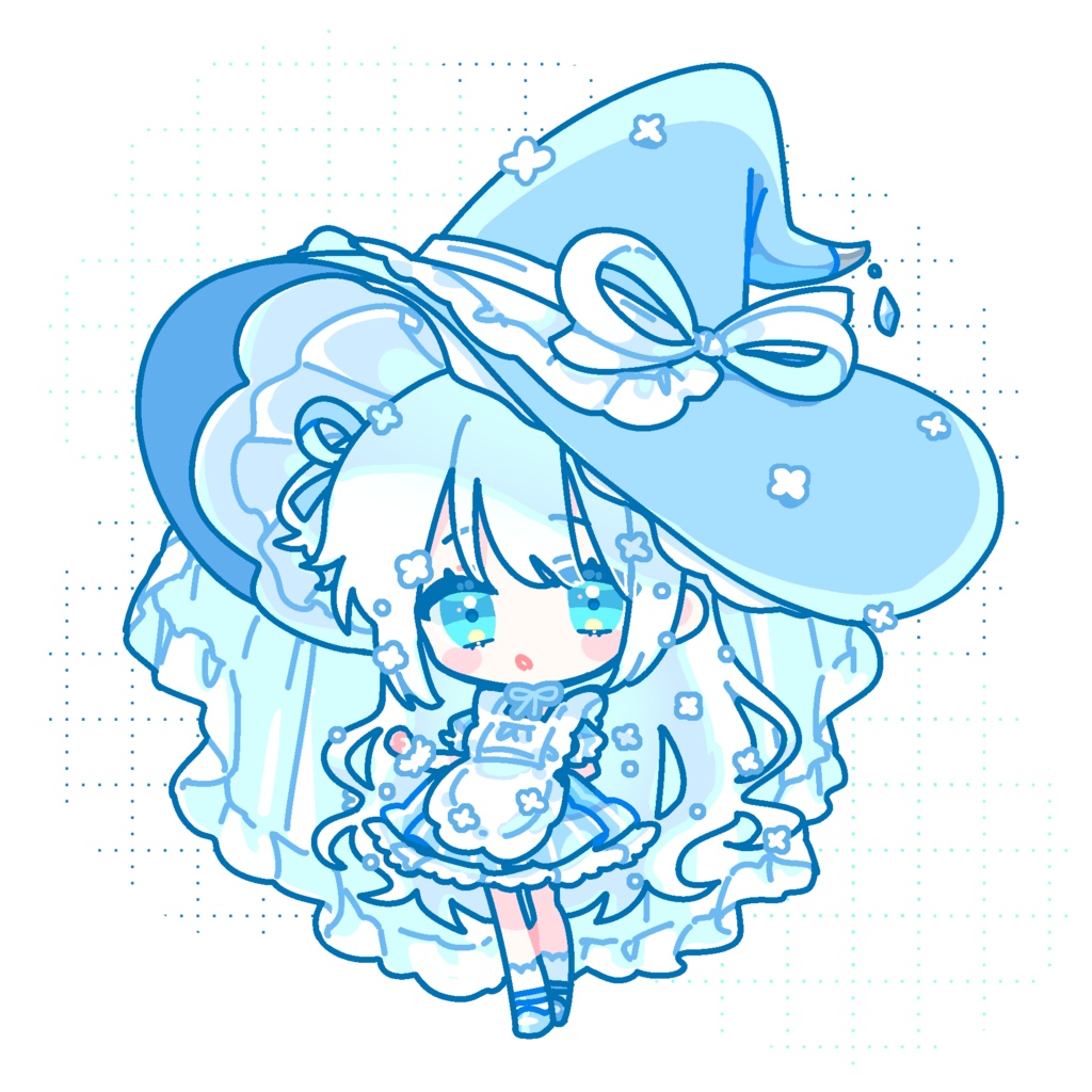 水色夏魔女オーロラアクスタ
